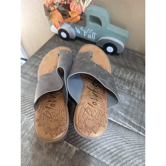 Women’s Blowfish Silver Sandals Size 8.5 - Picture 3 of 4